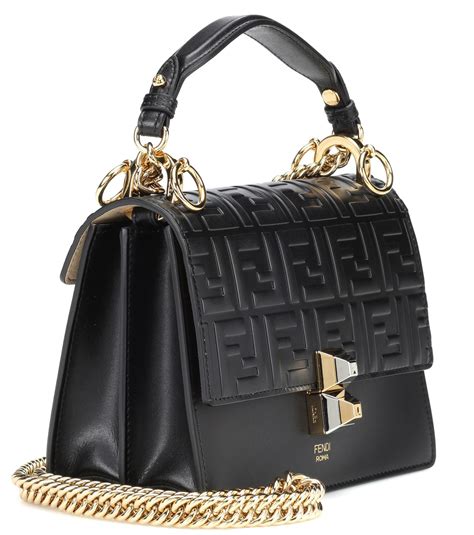 fendi small flap leather shoulder bag|Fendi detachable shoulder handbags.